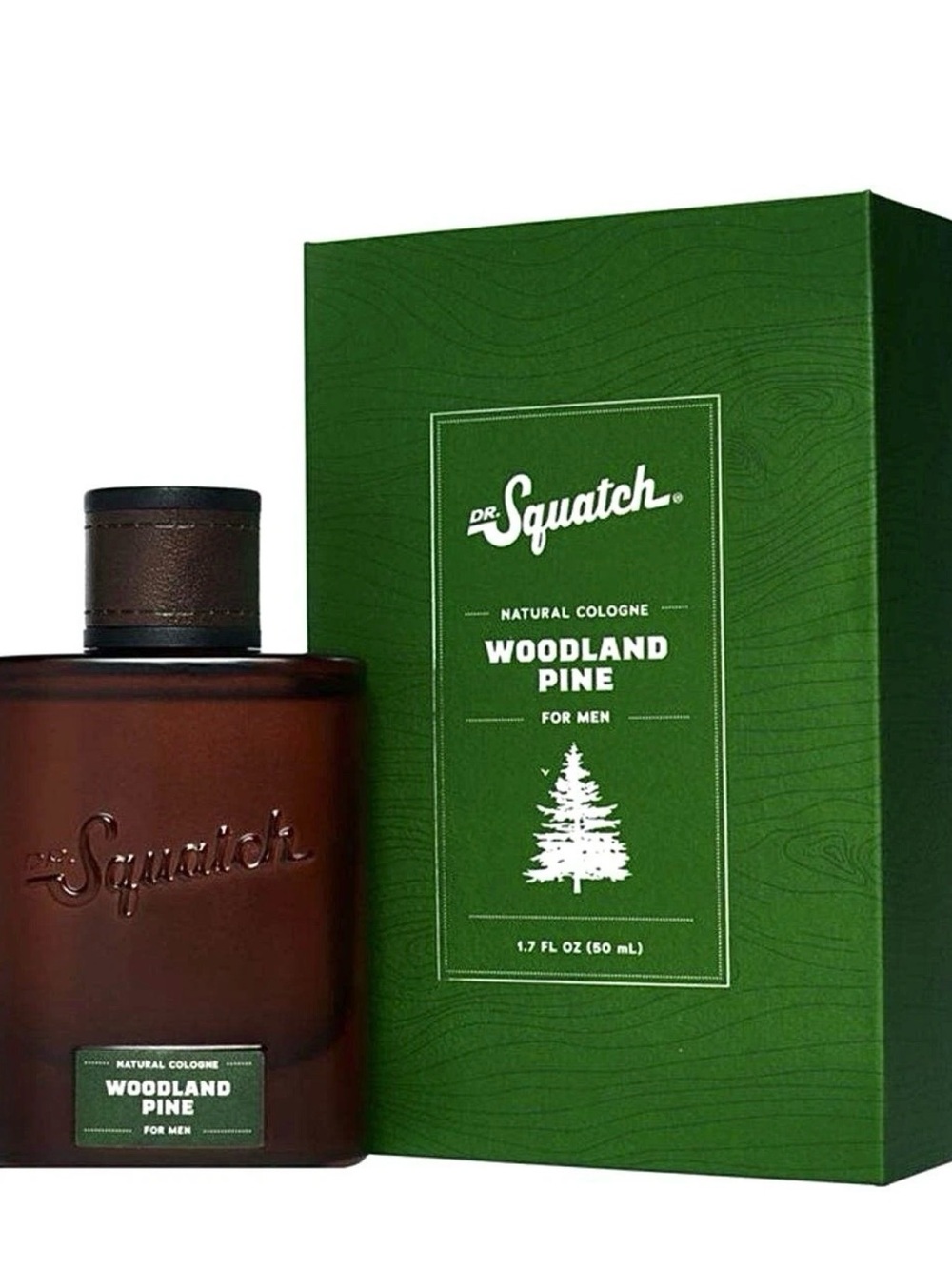 Dr. Squatch Woodland Pine Natural Cologne - Brown & Green